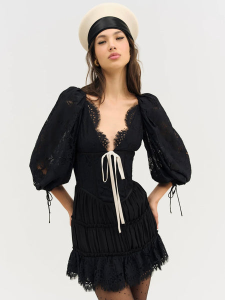 Ellis Mini Dress in Black