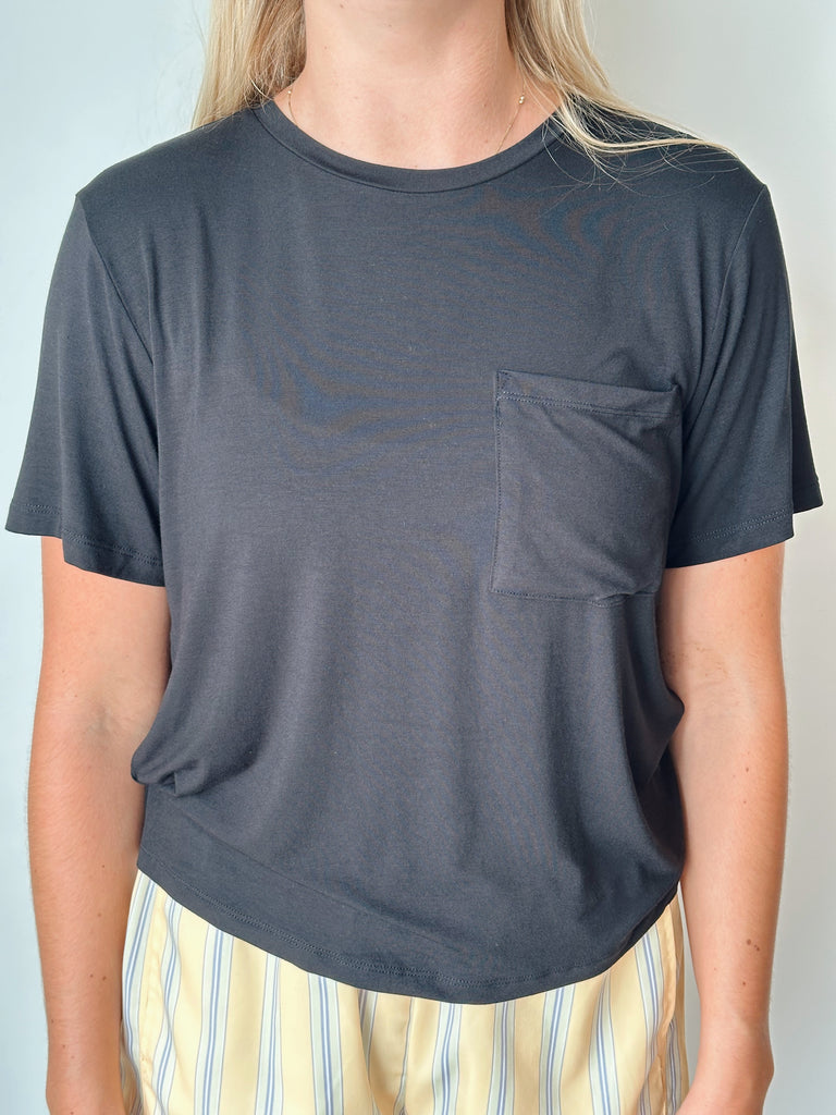 New To The Crew Tee in Black