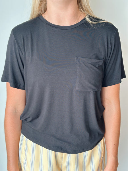 New To The Crew Tee in Black