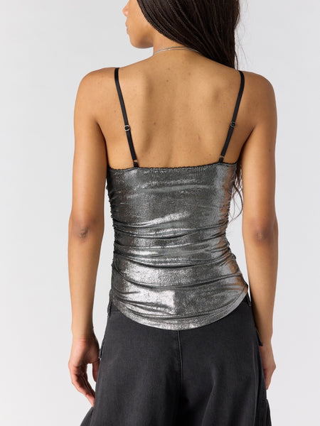 Midnight Luster Cami in Grey