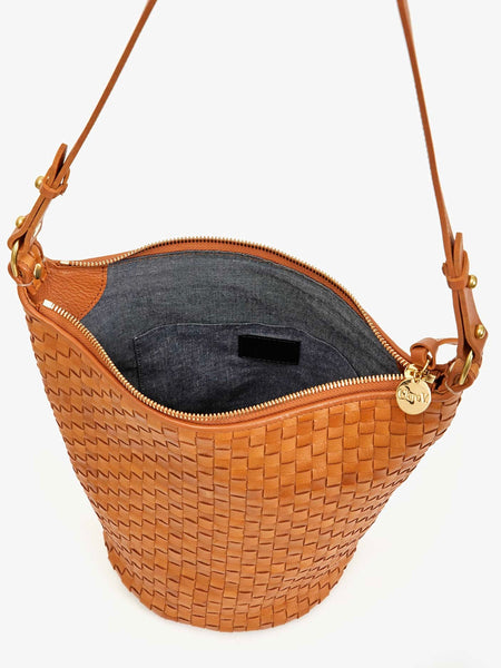 Petite Jeanne Bag in Natural Woven Checker