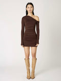 Arwen Dress in Chocolate