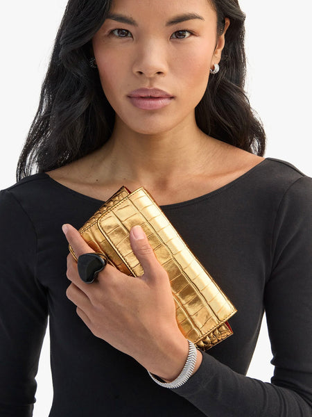 Grande Heart Ring in Black