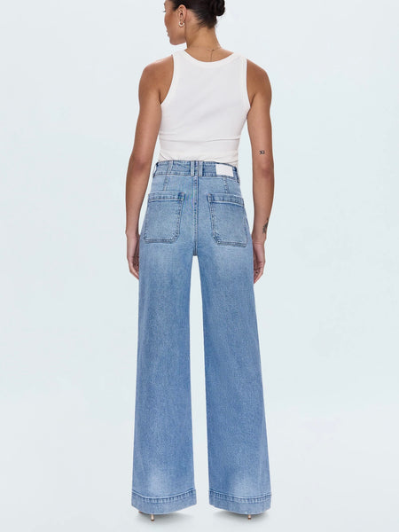 Lana Double Button Jean in Terrace