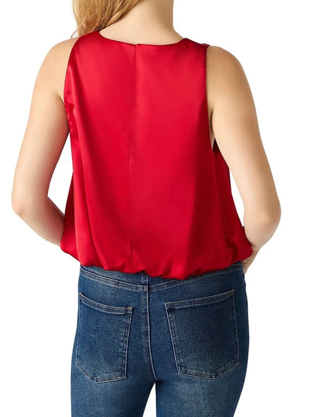 Yazmin Top in Dark Red