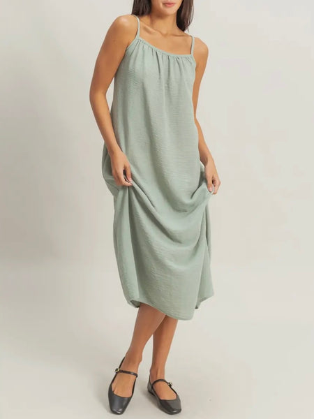 Monday Midi Dress in Sage
