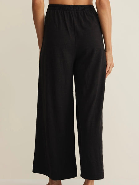 Scout Jersey Crop Flare in True Black