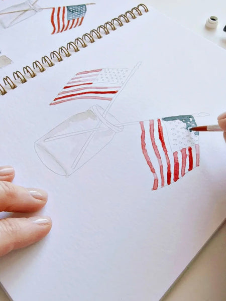 Americana Watercolor Workbook
