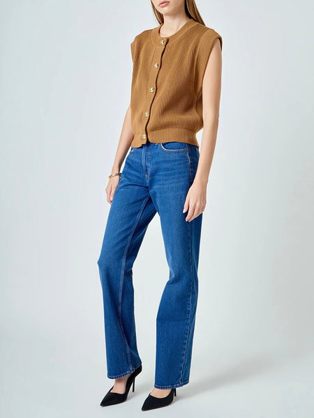 We're inVESTed Knit in Camel