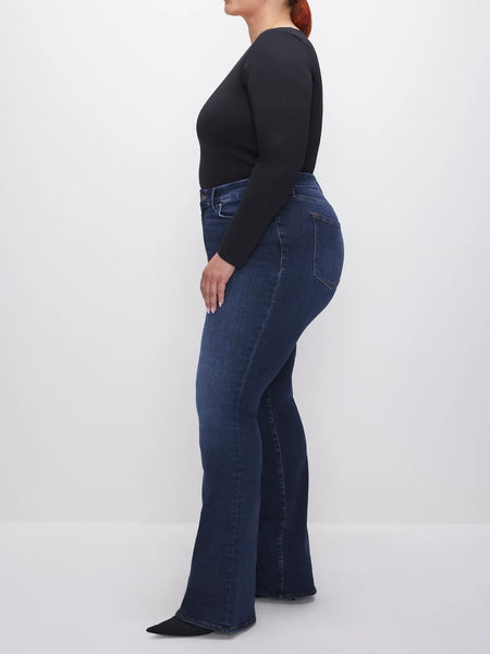 Always Fits Good Classic Bootcut Jeans in Indigo446