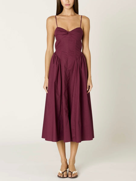 Destene Dress in Plum
