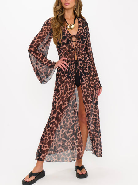 Jet Setter Robe in Tortoise Shell
