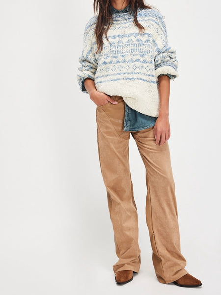 Dani Pattern Sweater in Cloud Combo