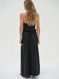 Cana Strapless Top in Pirate Black