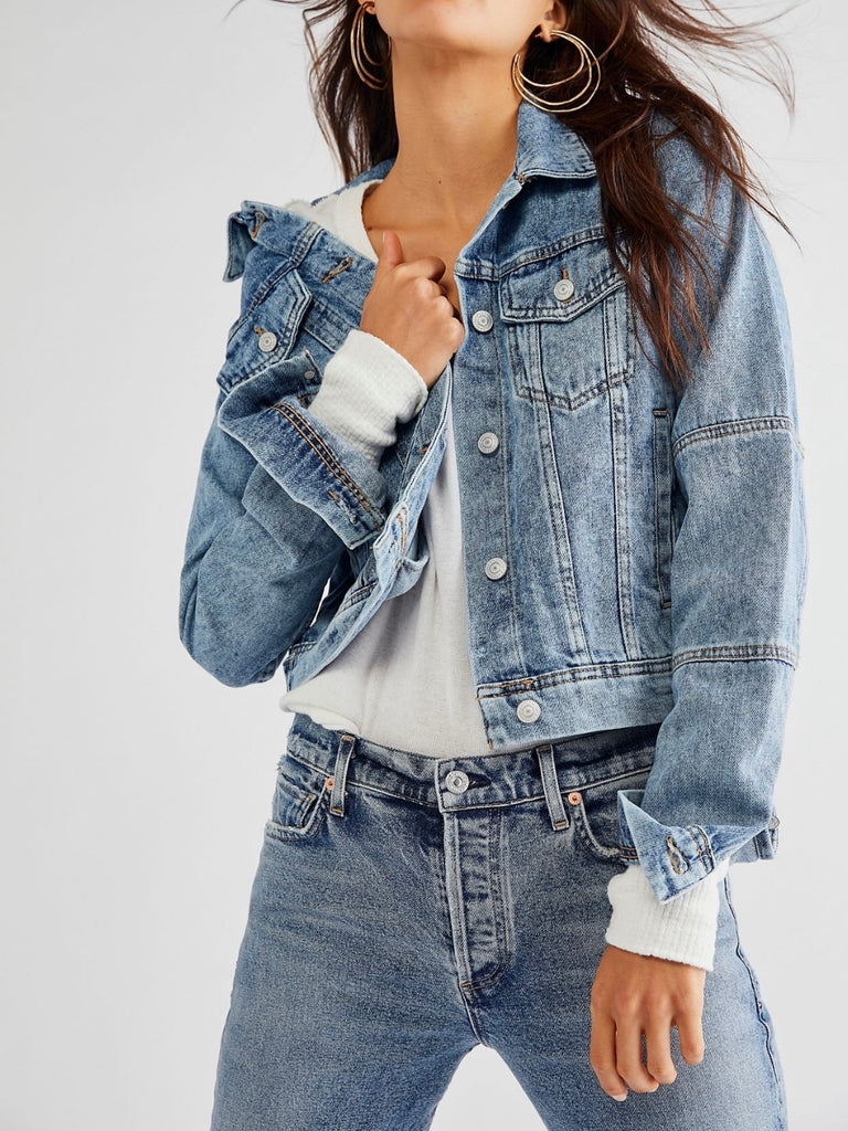 Rumors Denim Jacket in Light Indigo