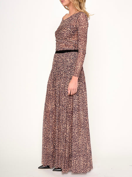 Mia Skirt in Mini Leopard