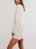 Bali Old Flame Sweater Dress in Ivory