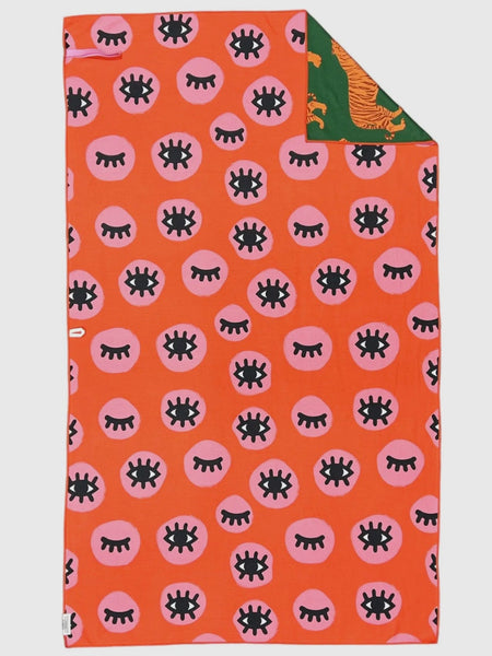 Eye of the Tiger Reversible Pool Towel