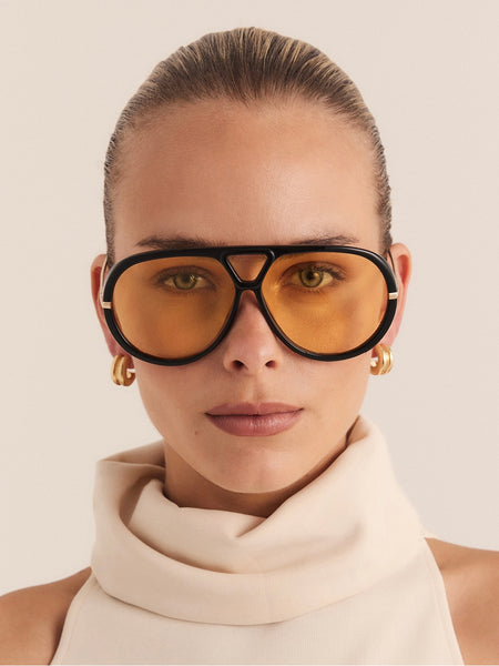 Harley Sunnies in Black & Yellow