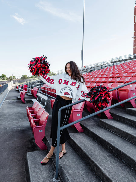 Arkansas Cropped Long Sleeve in White
