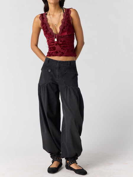 Loved You First Cami in Cabernet