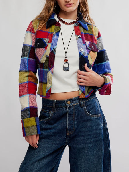 Winnie Plaid Shirt in Country Combo