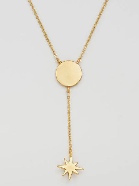 Sun Lariat Necklace