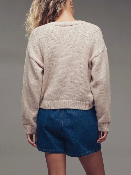 You're A Life Saver Cardi in Taupe