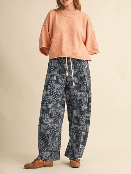 The Bruce Bandana Pant in Navy