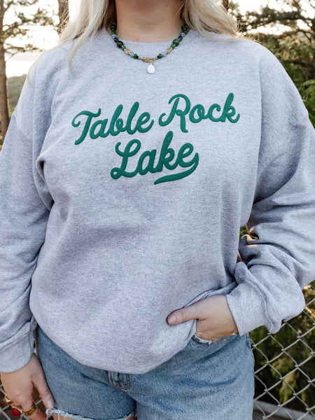 Table Rock Lake Sweatshirt in Heather Grey