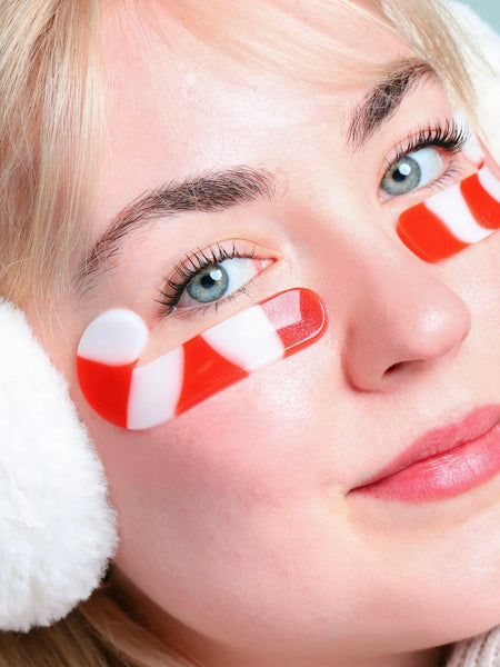 Candy Cane Undereye Masks
