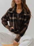 Cabin Hour Cardigan in Brown