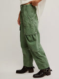 Brentwood Slouch Pants in Aged Green