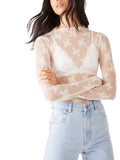 Lady Lux Layering Top in Evening Creme