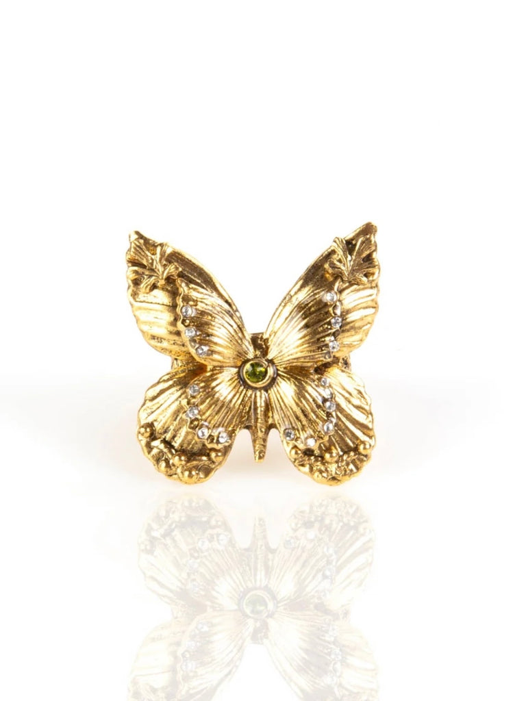 Angel Butterfly Ring in Gold