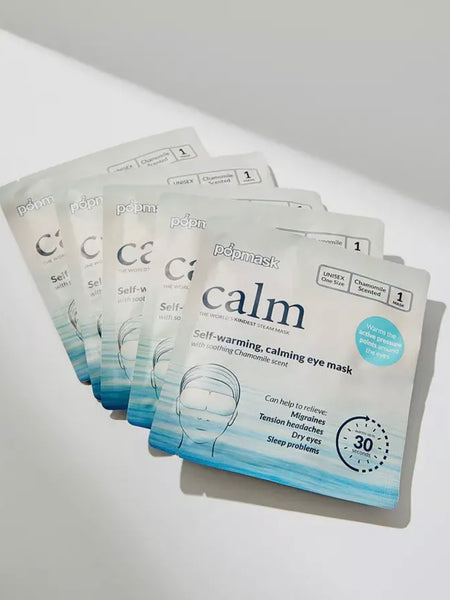 Calm Self-Warming Chamomile Sleep Masks 5pk