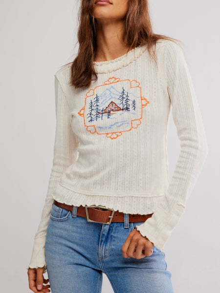 Through The Woods Tee in A Frame Combo