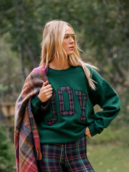 Devyn Oversized Sweatshirt in Pine Hollow