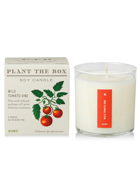 Plant The Box Candle in Wild Tomato Vine