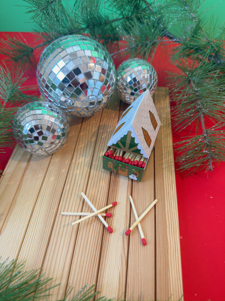 Holiday House Matchbox in Green