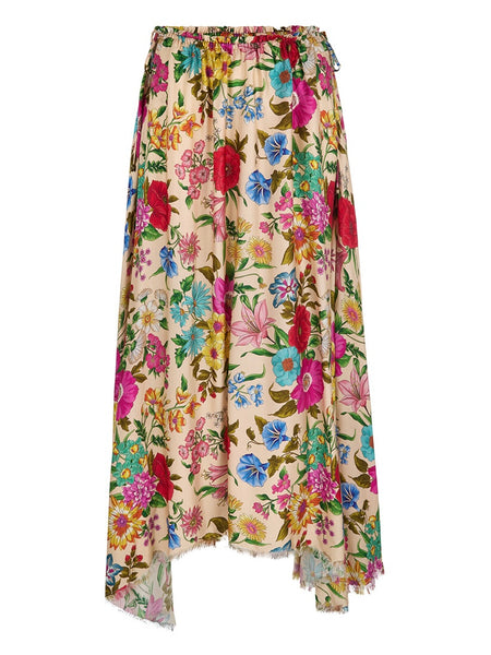 Valley of the Dolls Maxi Skirt in Opal