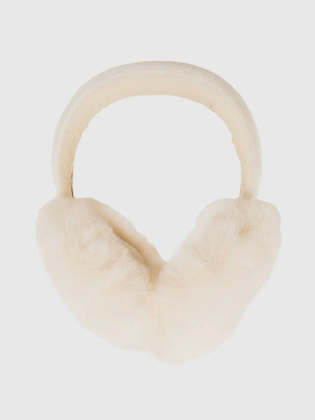 Chloe Velvet Earmuff in Cream