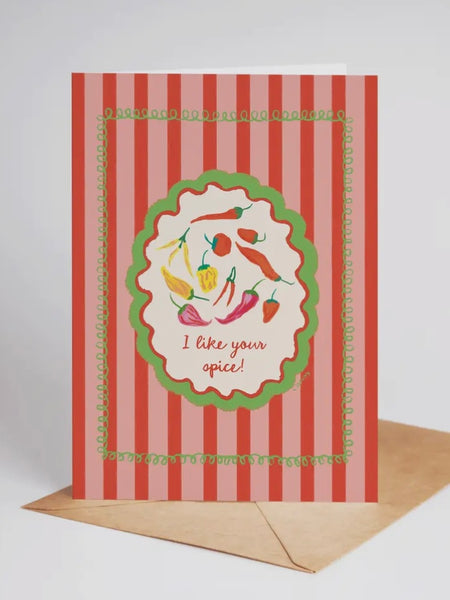 I Like Your Spice! Greeting Card