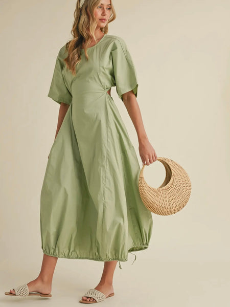 Green Goddess Dress in Sage