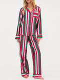Livy & Connie PJ Set in Ruby Stripe