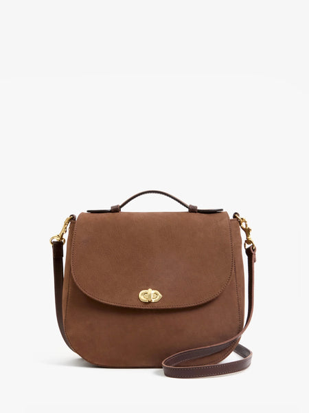 Turnlock Louis in Choco Bar Smooth Nubuck