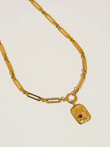 Clarimond Rectangle Chain Necklace