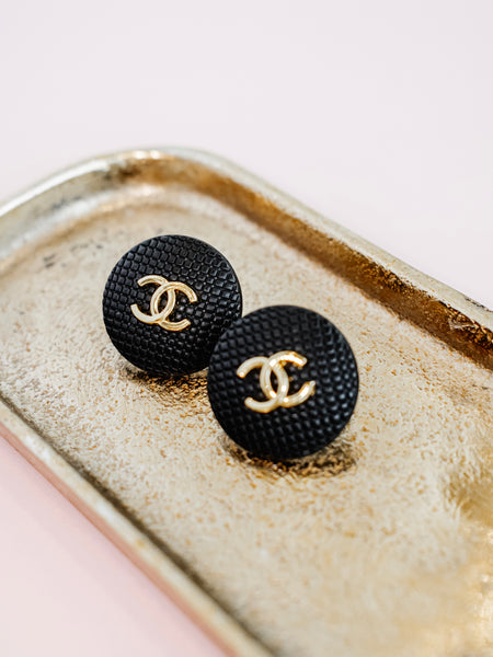 Repurposed CC Black Spike Maeve Studs