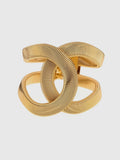 Abstract 18k Gold Plated Cuff