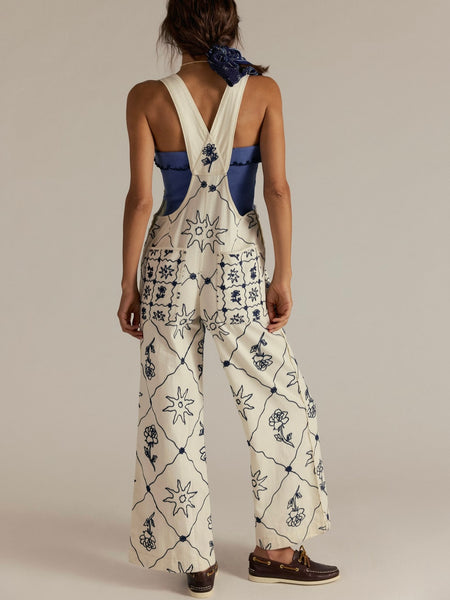 Rising Sun Overall in Solar Ecru